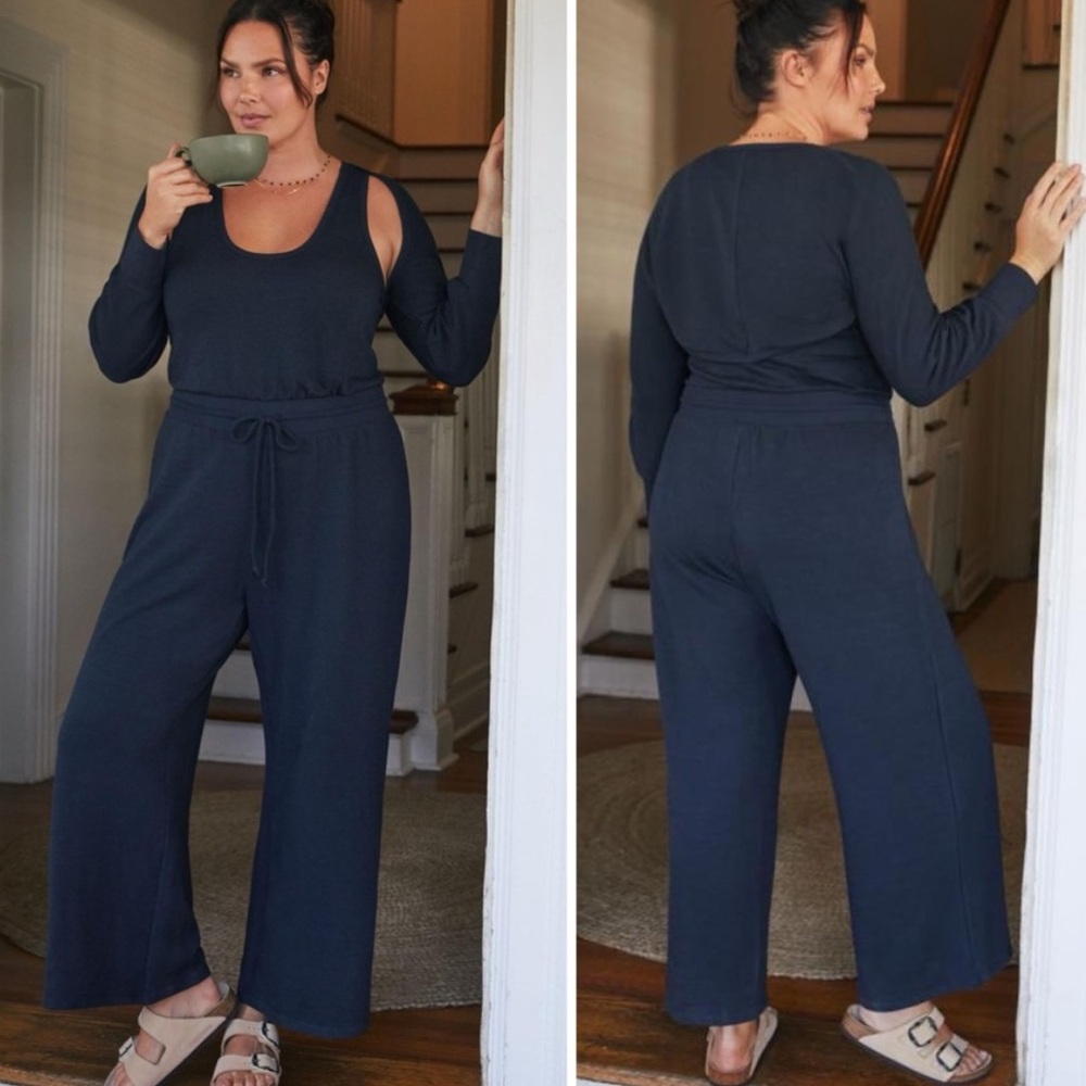 Anthropologie Daily Practice Reflection Jumpsuit Medium